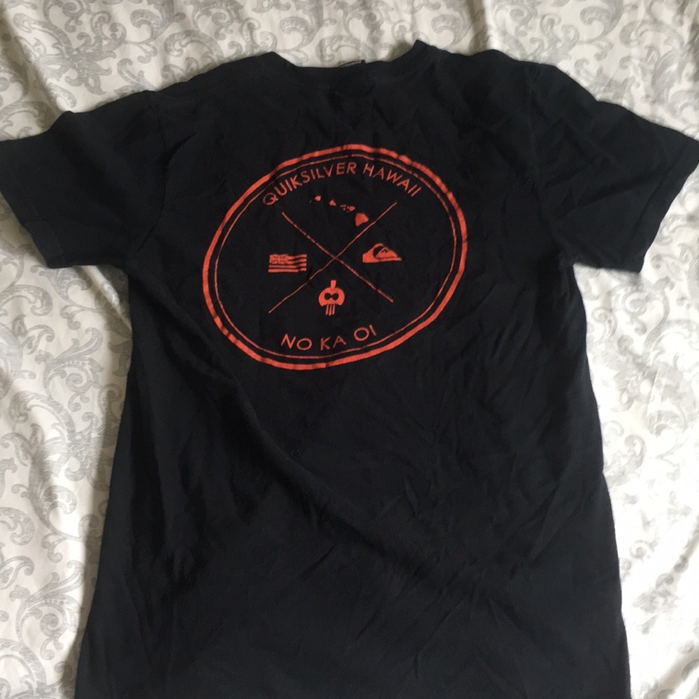 QuikSliver Hawaii NO KA OI Black Tee